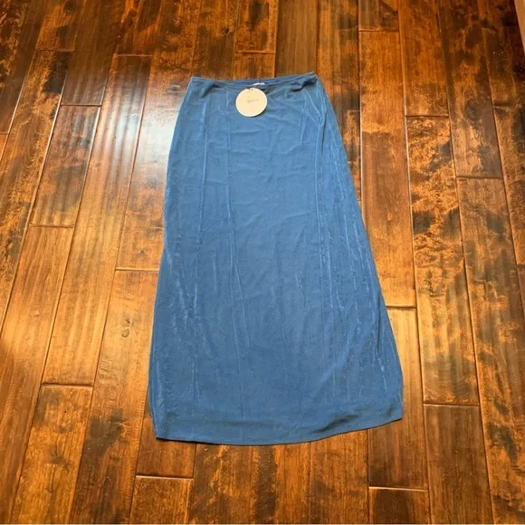 BRAND NEW Maxi Skirt Blue Size US 12 - Picture 3 of 7